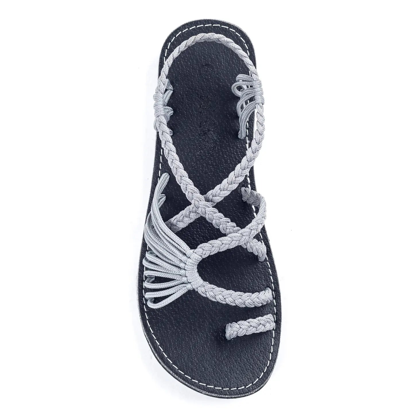 Palm Leaf Flat Summer Sandals by Plaka